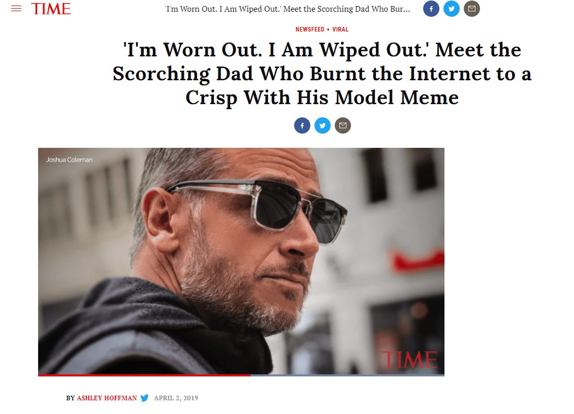Time Magazine featured Donahugh Eyewear on April 2, 2019 - Donahugh Eyewear
